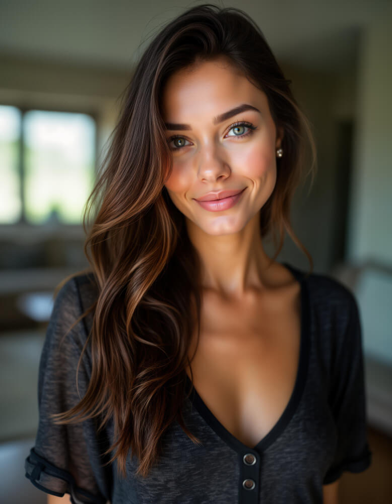 Jolie brune